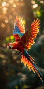 Scarlet macaw