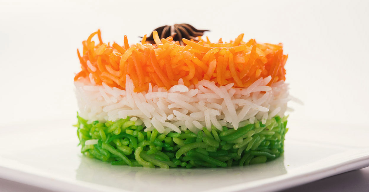 tri colour food J4iZaG